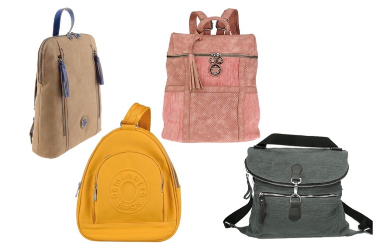 Selección de mochilas disponible en Bijoux Anuska Trapagaran y en Shop Online.